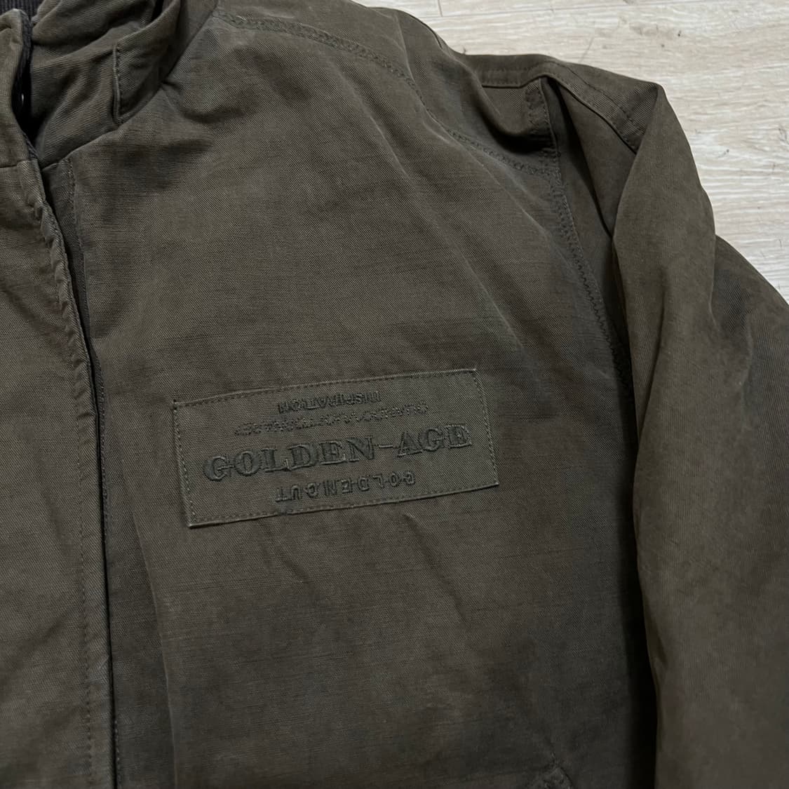 지고트 여성 구스다운 안감 내피 개파카 야상점퍼 [카키 브라운] M/95 상품이미지4