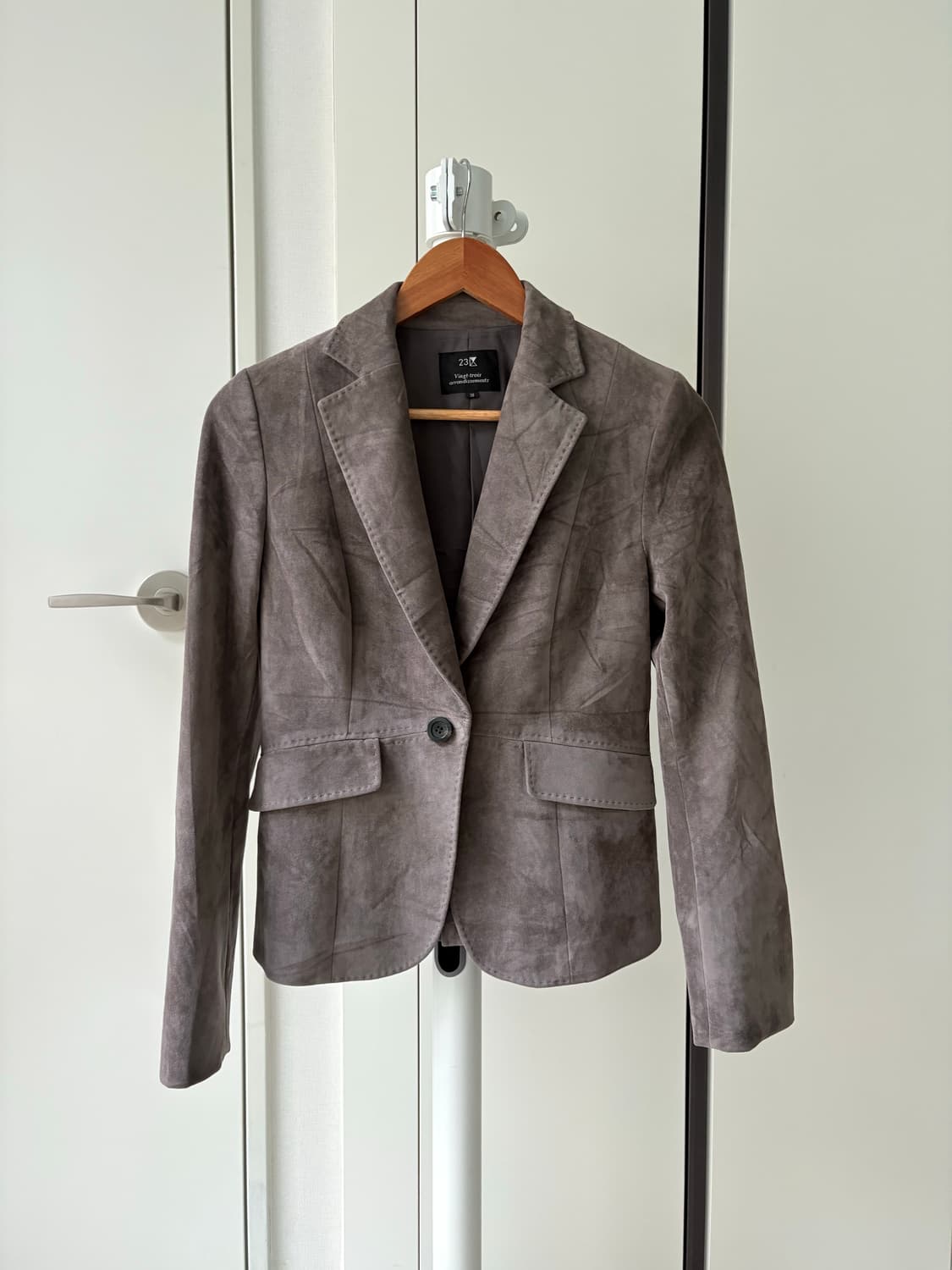 Mocha Suede Short Jacket 상품이미지1