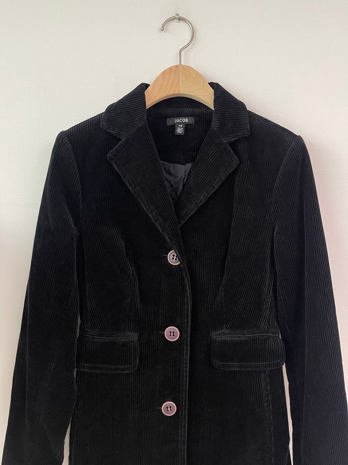 JACOB 골덴 코듀로이 코트 XS 44 상품이미지5