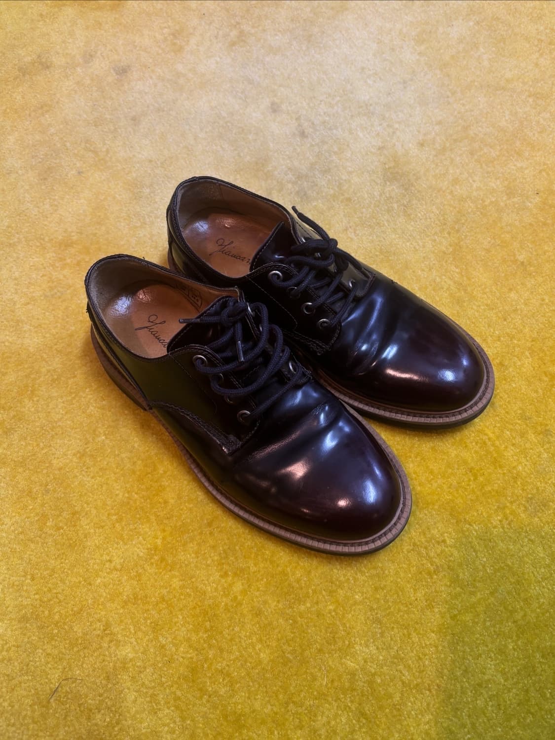 지안카를로 모렐리(Giancarlomorelli)버건디 더비 슈즈 상품이미지1