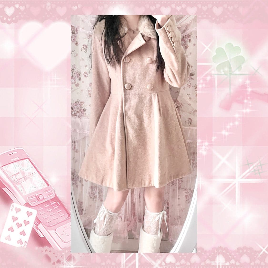 Vintage CHU XXX fur coat♡ 상품이미지1