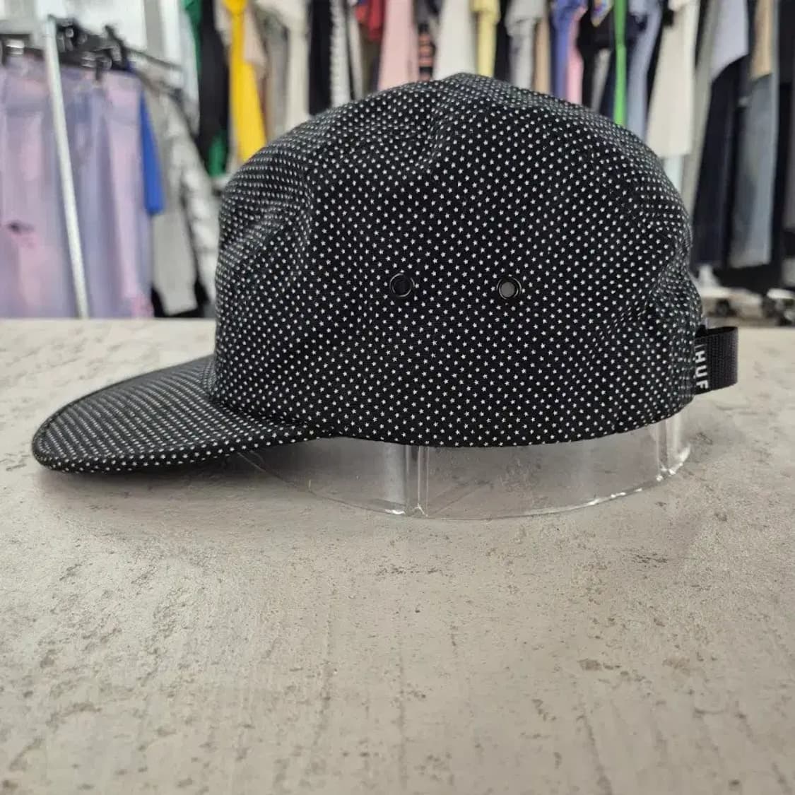 HUF 블랙 스타 패턴 캡 상품이미지3