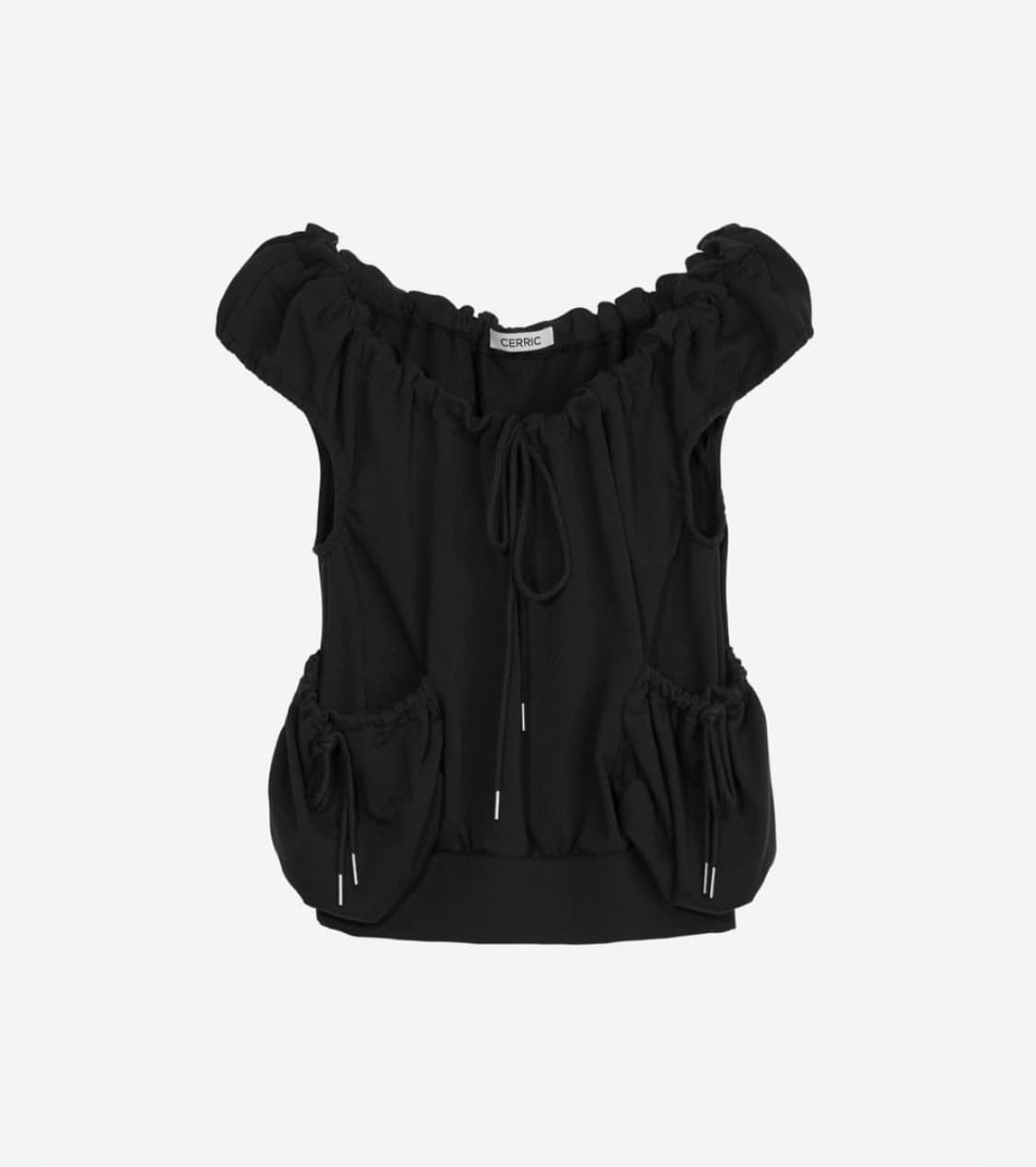 (구함) 세릭 STRING POCKET SWEAT SLEEVELESS 상품이미지1