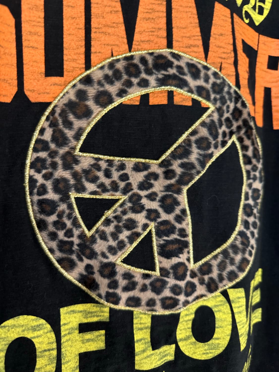 In the attic leopard peace mark top 상품이미지9