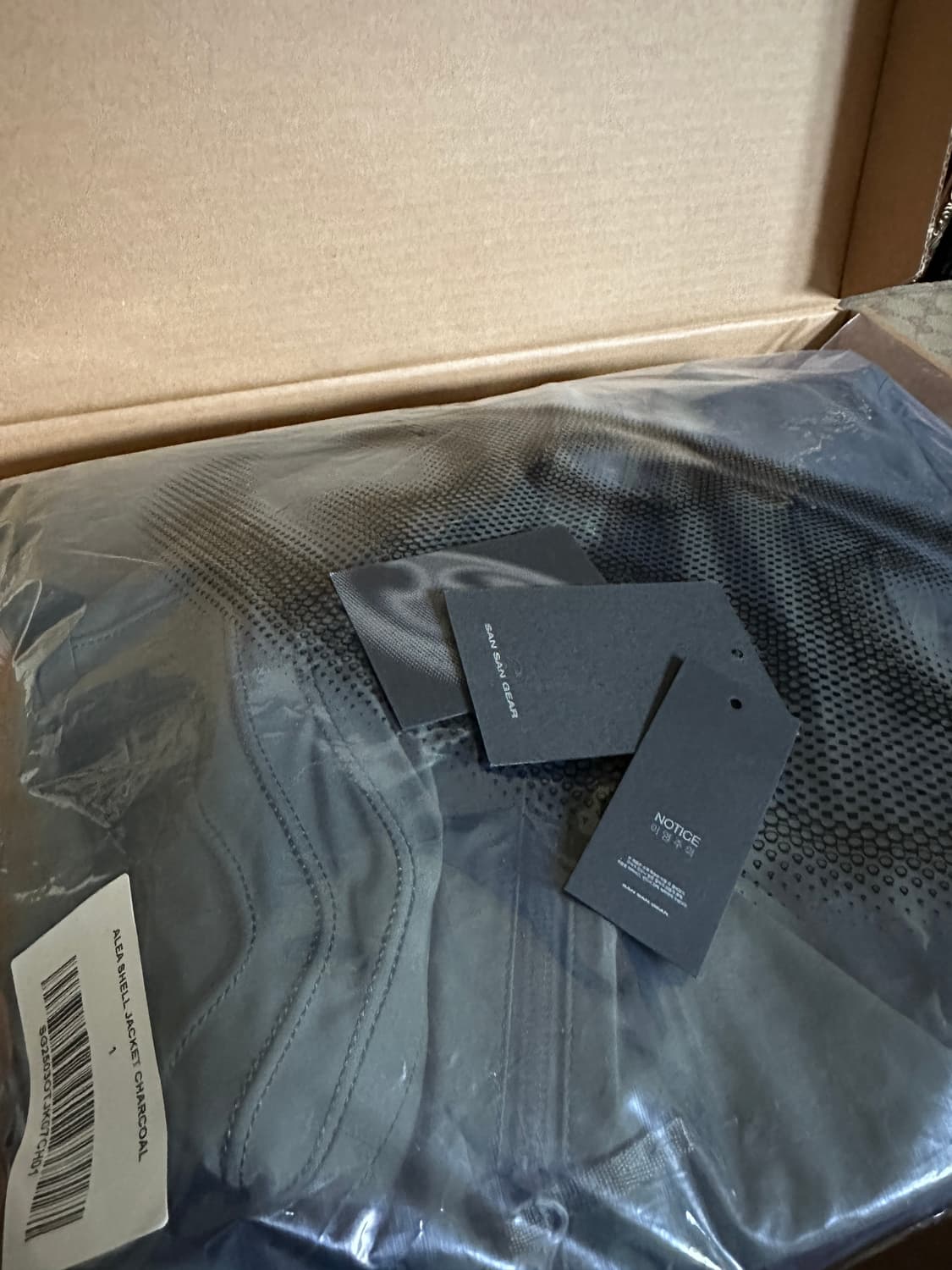 sansangear alea shell jacket charcoal 상품이미지6