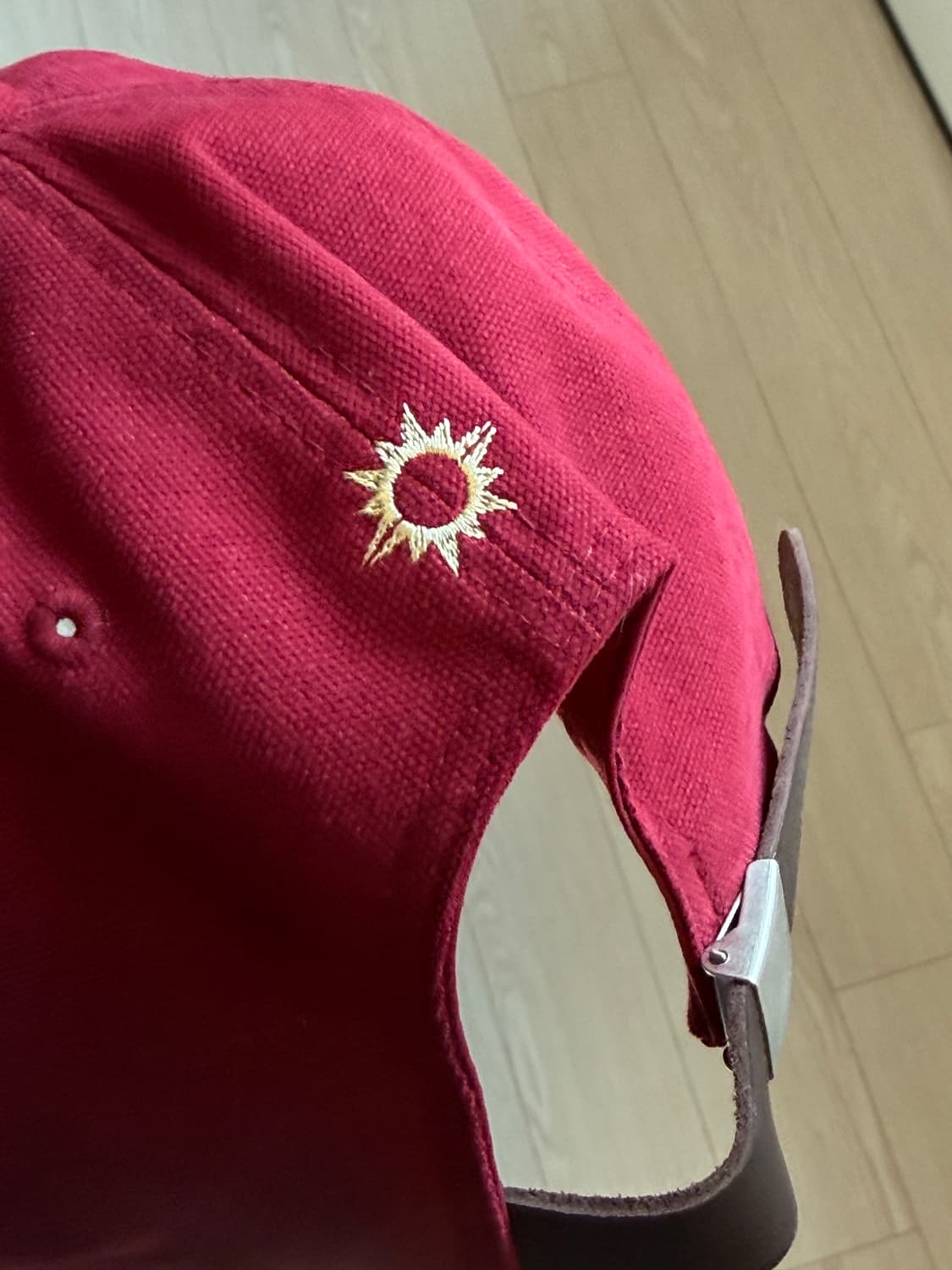 헬로선라이즈 아치로고캡 (레드) 상품이미지7