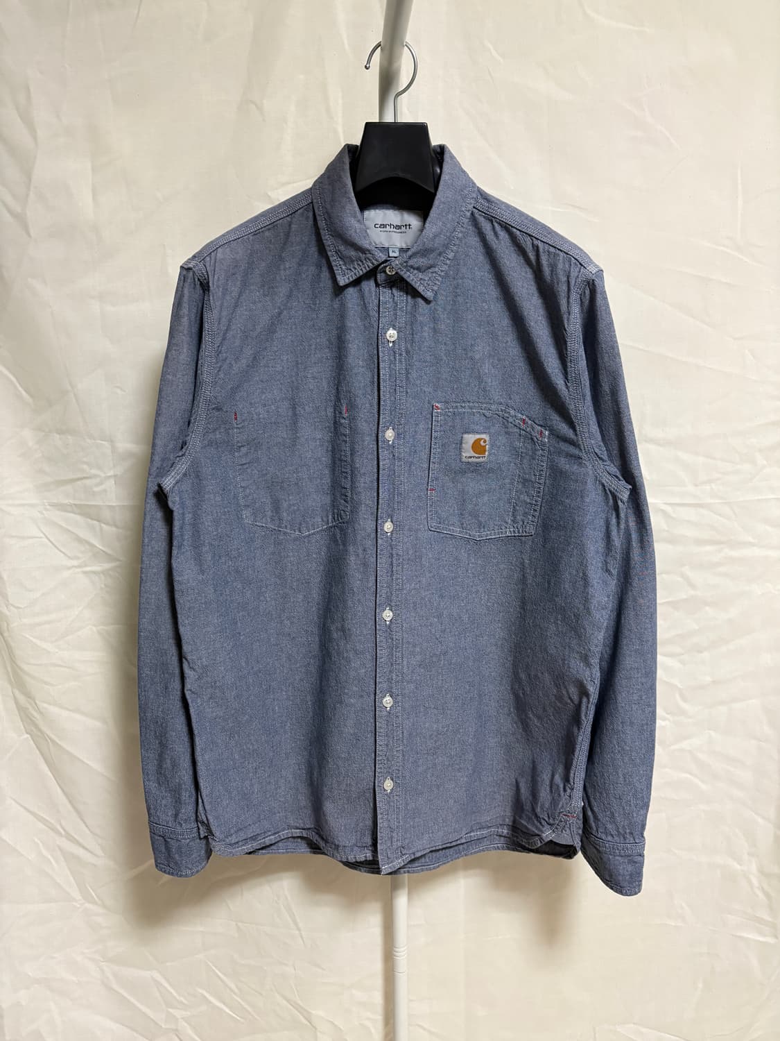 칼하트 윕 샴브레이 워크 셔츠 / 블루, XL 상품이미지1
