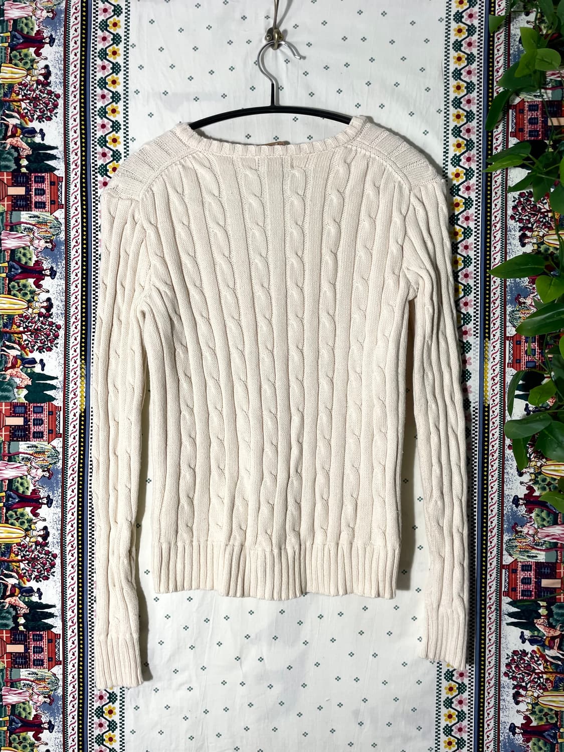 슬림핏 케이블 니트 상품이미지2