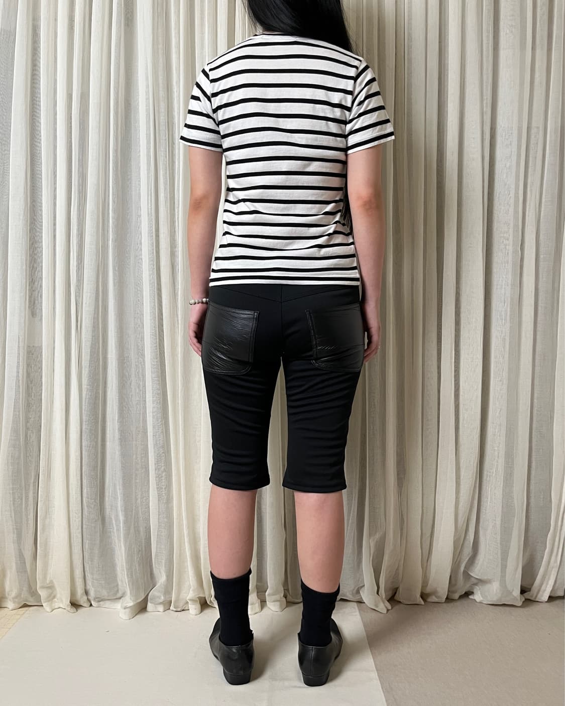 꼼데가르송 스트라이프 프릴 티셔츠 comme des garcons 상품이미지9