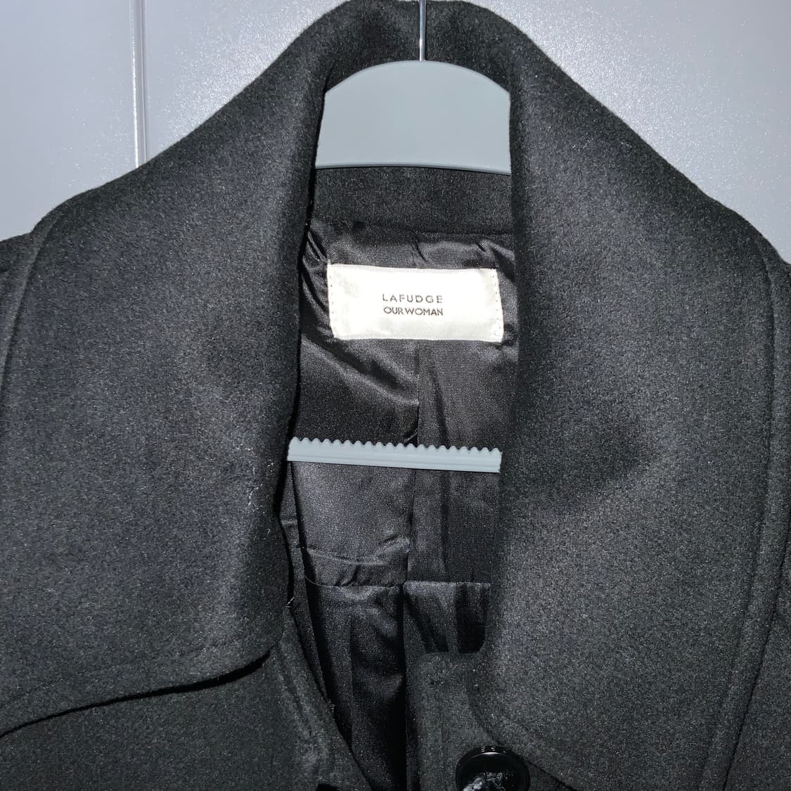 라퍼지스토어 우먼 롱코트 블랙 S 상품이미지3