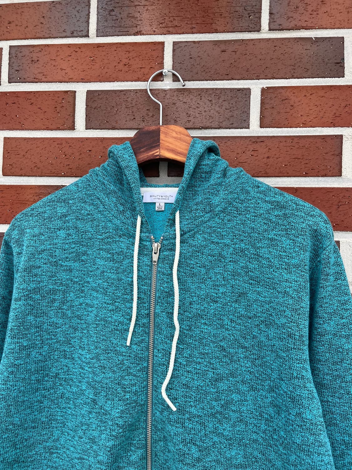 United Arrows(japan made) 컬러 후드 집업 상품이미지2