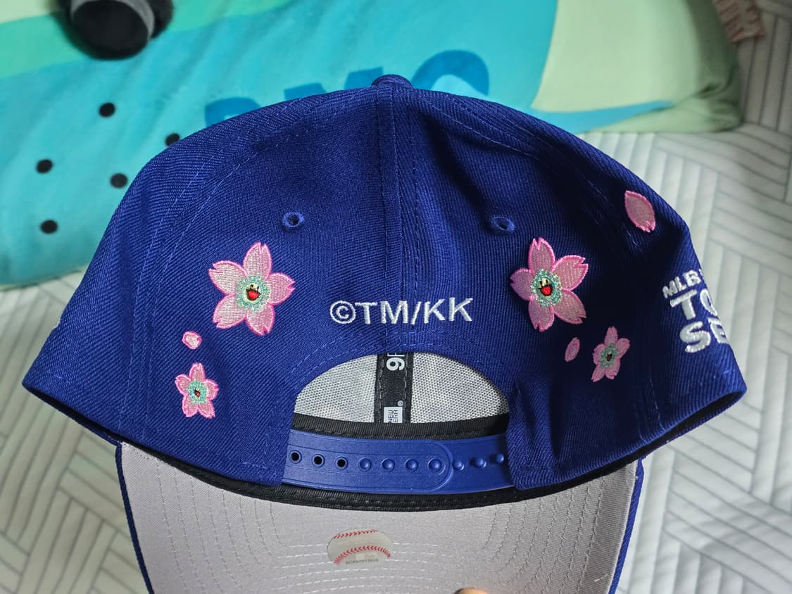 뉴에라 무라카미 타카시 카이카이 키키 9Forty 블루 볼캡 모자 상품이미지2