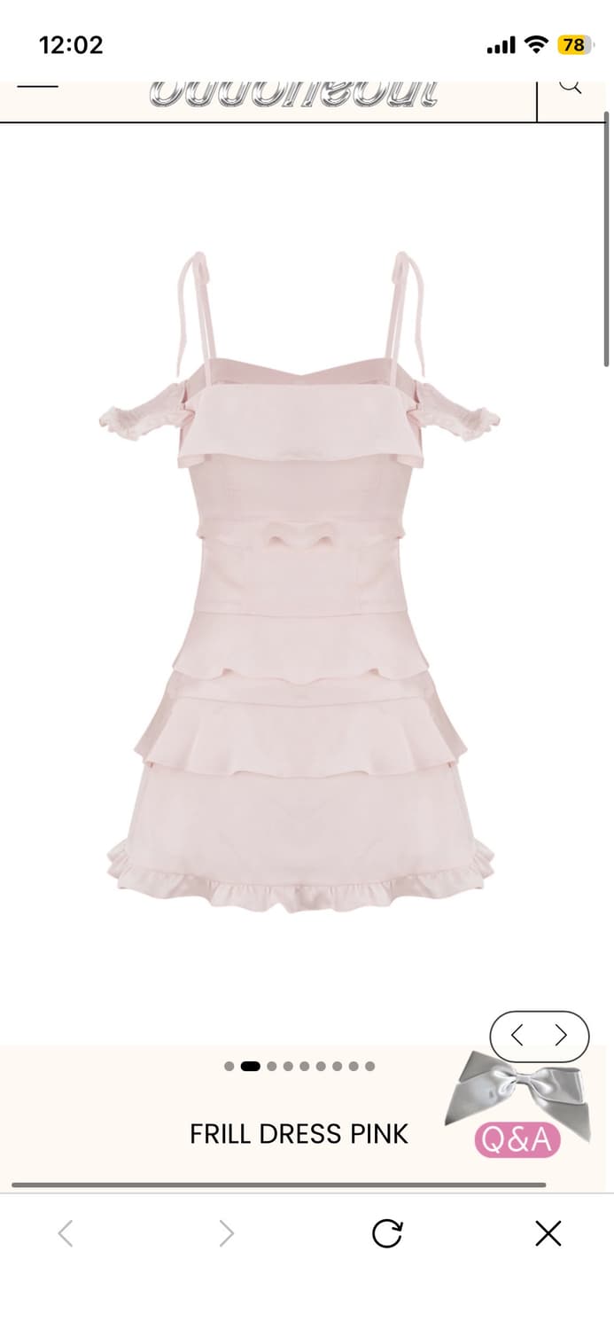 오드원아웃 미니원피스 s 상품이미지2