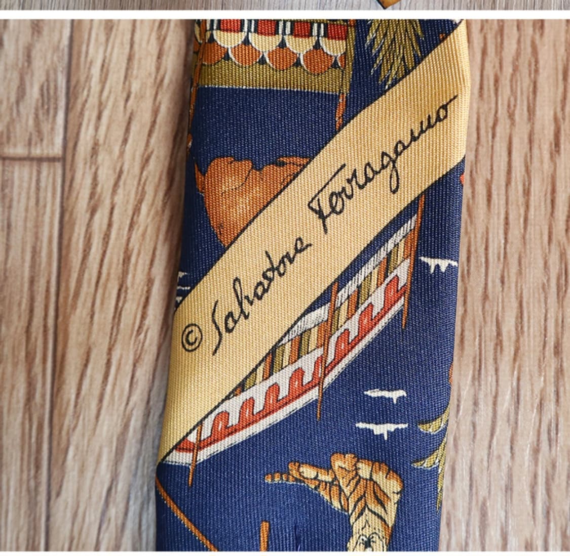 이태리산 SALVATORE FERRAGAMO 페레가모 실크100% 넥타이 상품이미지5