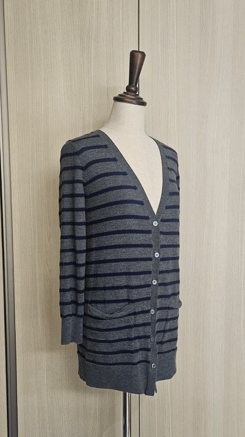 (드라이클리닝)빈폴 스트라이프 얇은 울 롱가디건 95 상품이미지4