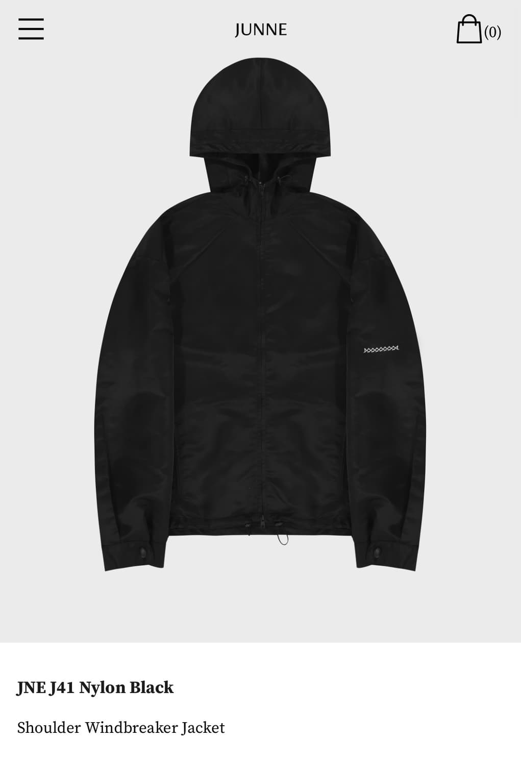 준느 윈드브레이커 j41 판매합니다  상품이미지1