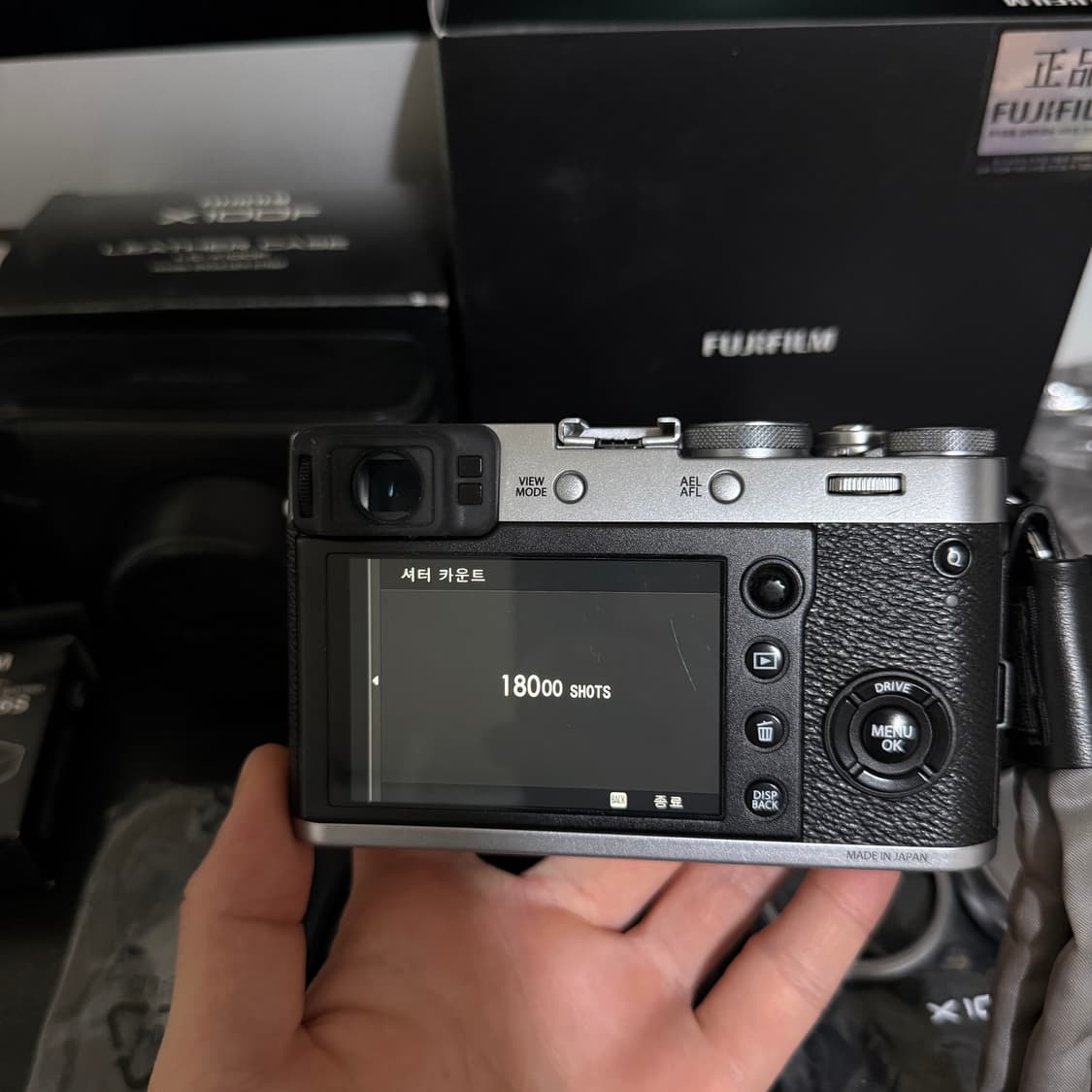 [민트급] 후지 필름 x100f 실버 포터 탱커 스트랩 정품 악세사리 상품이미지9