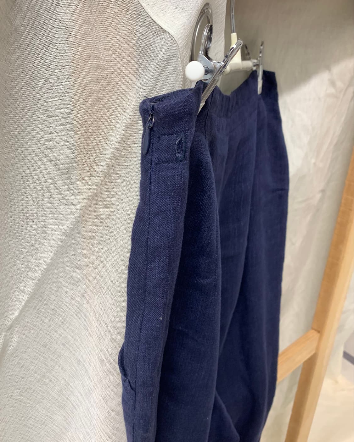 indigo linen pants 상품이미지7