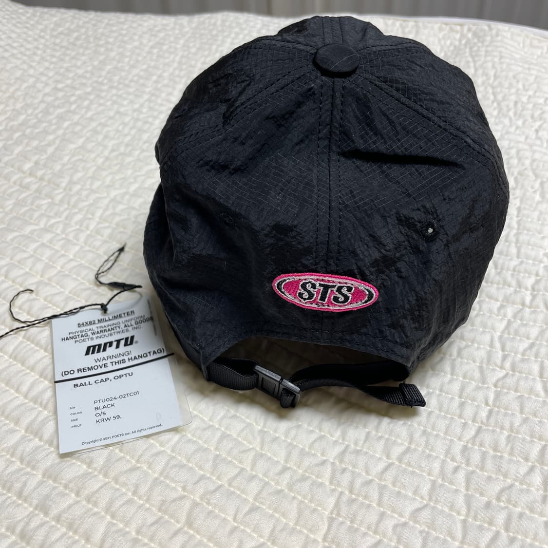 모이프 볼캡 [MPTU] BALL CAP(BLACK) 상품이미지6
