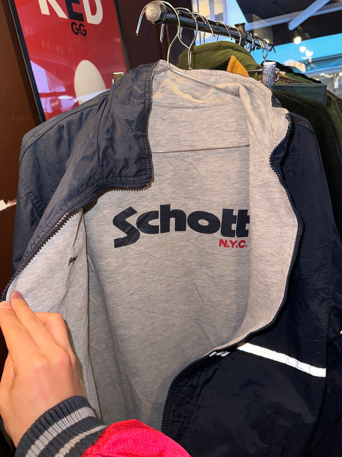 SCHOTT n.y.c nylons heavyMR JK 상품이미지2