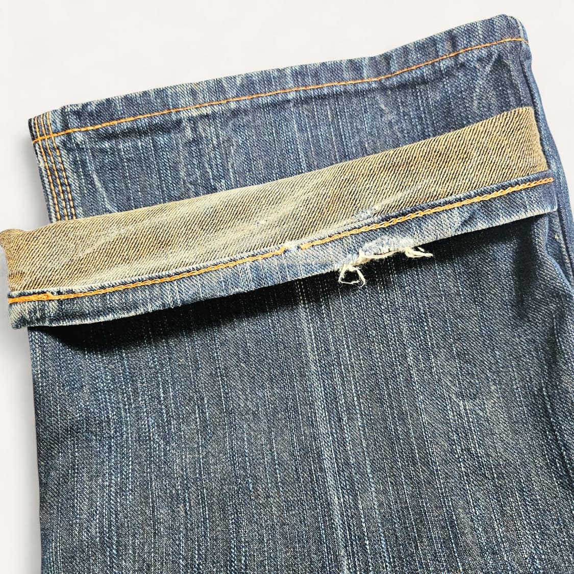 [30][에드윈JAPAN]411XVS 신치백 유즈드워시드 부츠컷 데님 상품이미지6