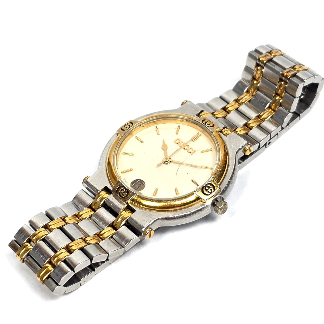 구찌 9000 인터로킹 콤비 시계 흰판 상품이미지3