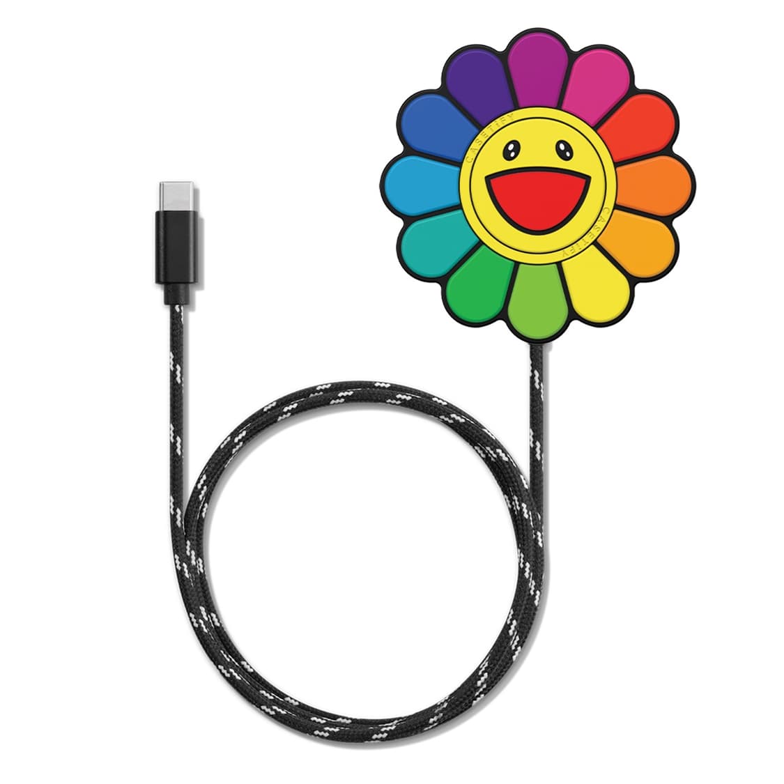 케이스티파이 무라카미 다카시 무선 충전기 플라워 레인보우 상품이미지3