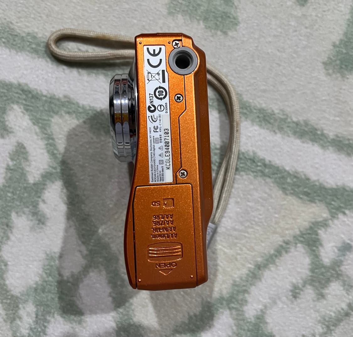 코닥 c140 레어 오렌지 빈티지 디카 카메라 상품이미지4