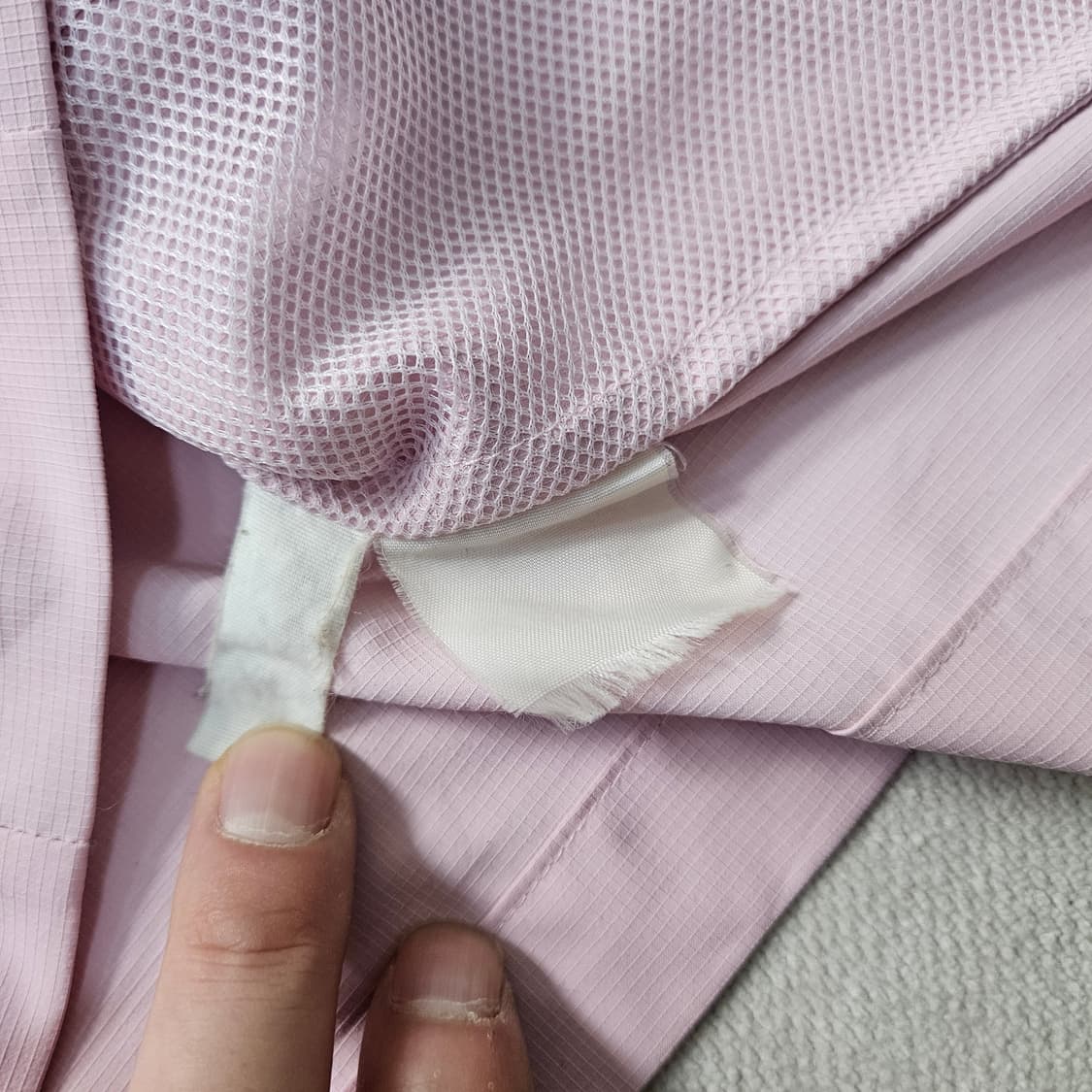 실측확인 닥스 후드 바람막이 자켓 0309Y 상품이미지4