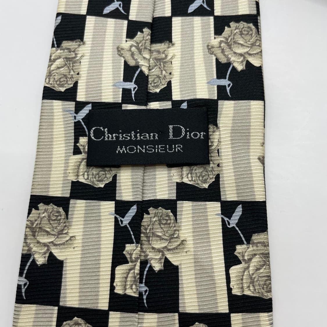 124) (Christian DIOR) 크리스찬 디올 패턴 넥타이 상품이미지5