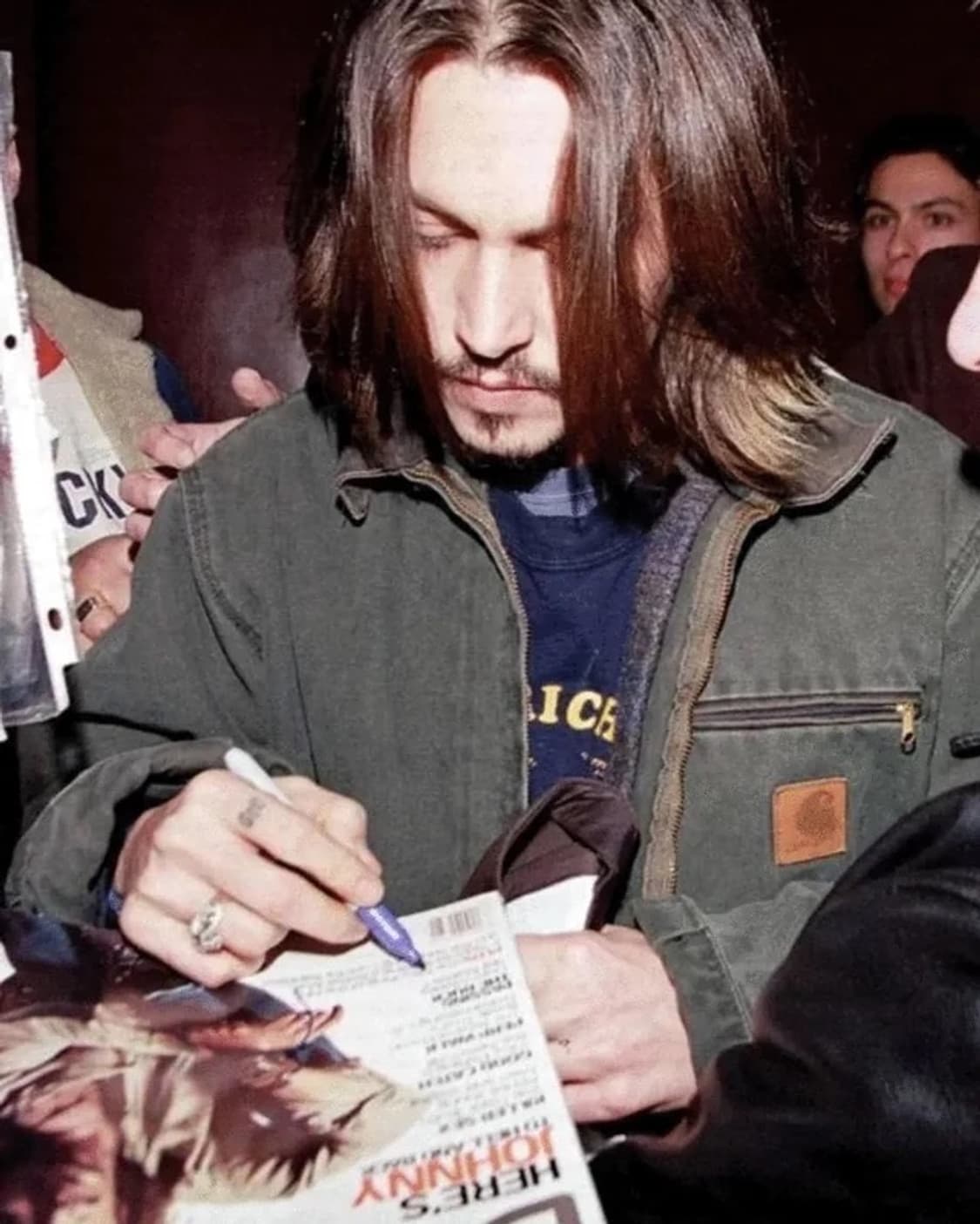 칼하트 j97 모스그린 라지 레귤러 J76 Made in usa 상품이미지3