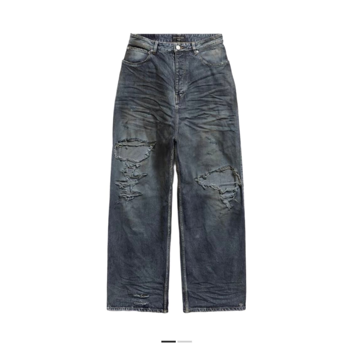 발렌시아가 배기 팬츠 라이트 블루 m 상품이미지1