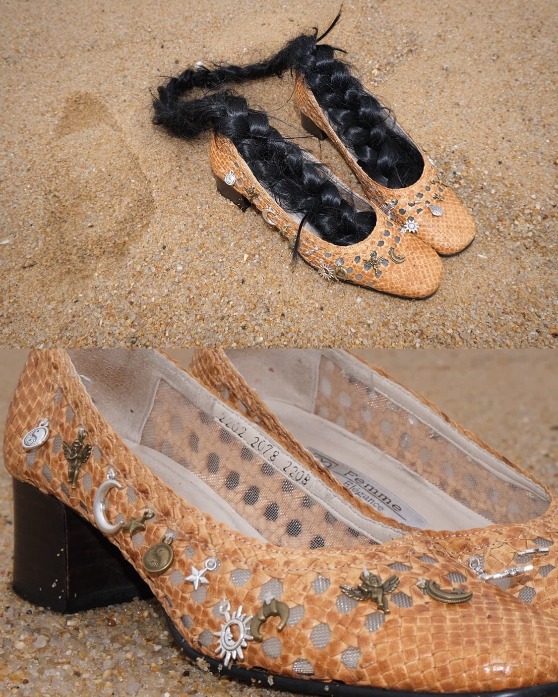 ꍘ Charm-Embellished Weaving Pumps ꍘ 상품이미지2