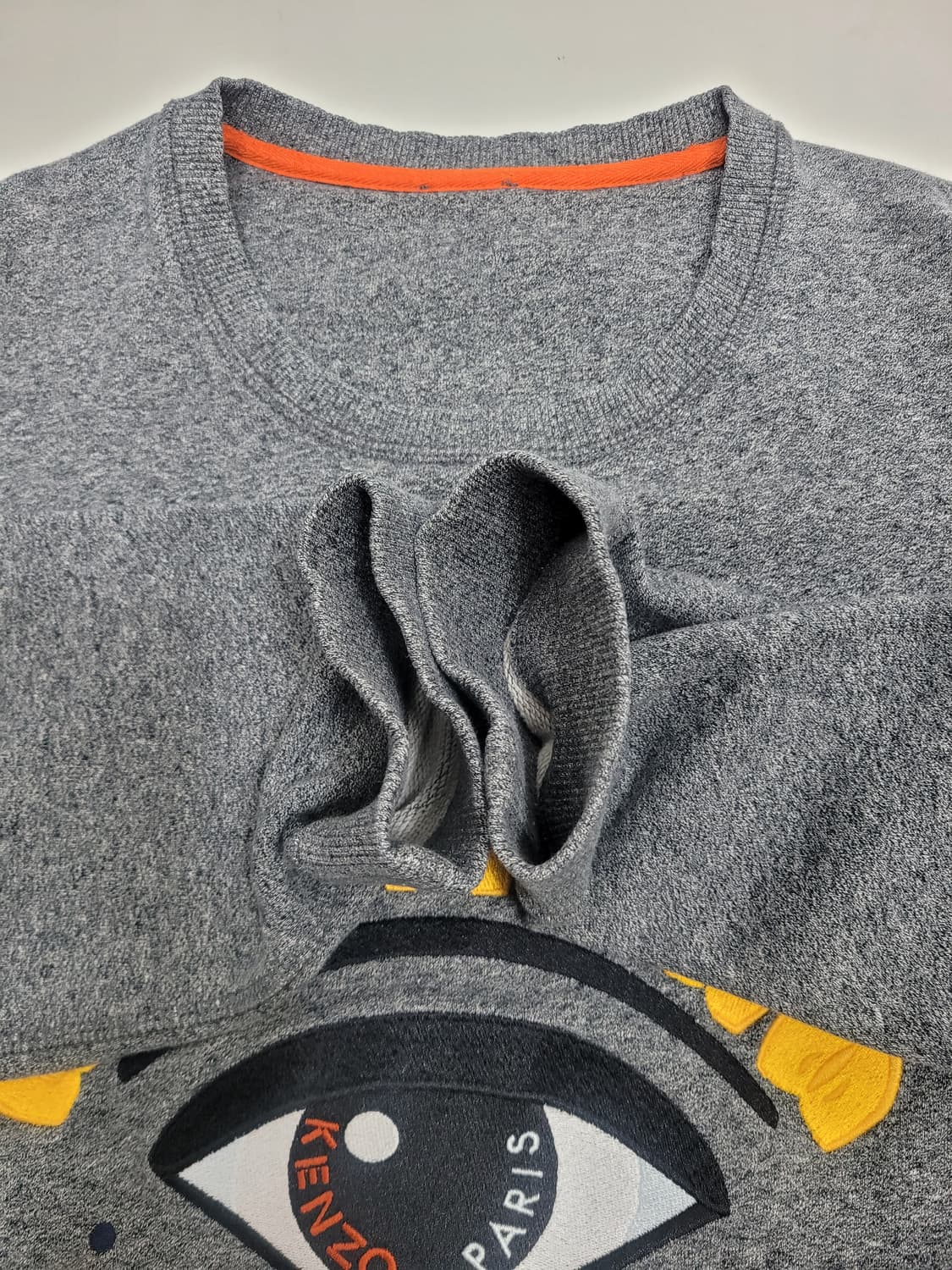 KENZO 겐조 빅아이 자수 로고 맨투맨 스웻셔츠 / 남 S 그레이
 상품이미지6