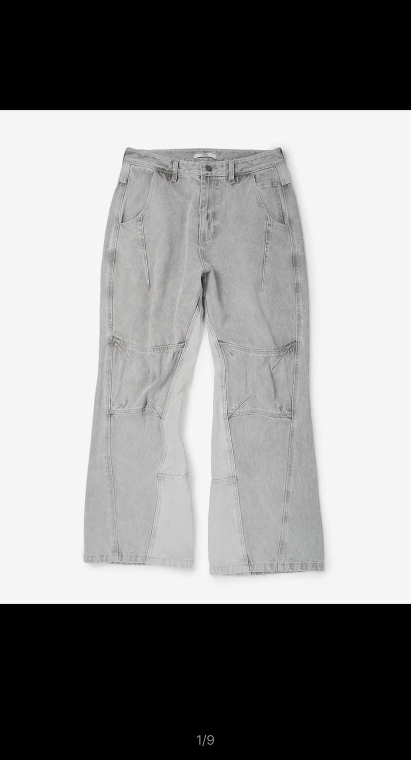 etce curved panel denim pants 상품이미지1