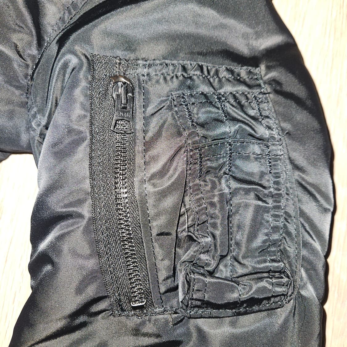 90s hope mfg reversible ma-1 black 상품이미지4