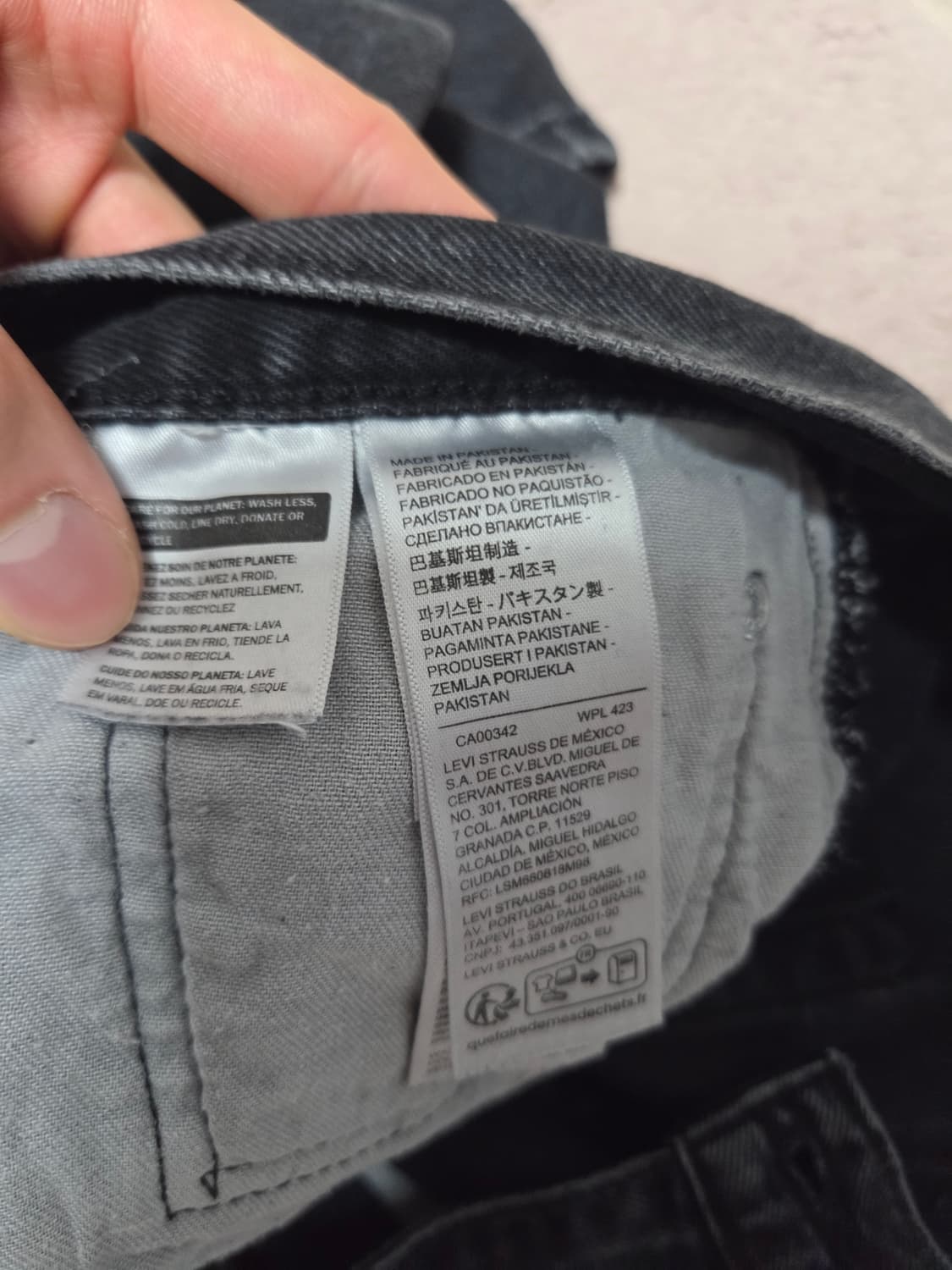 리바이스 565 흑청 32사이즈 상품이미지4