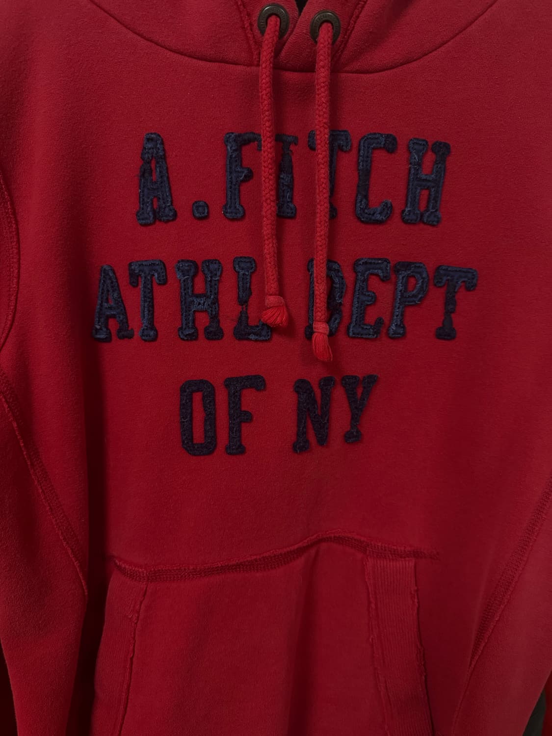 아베크롬비 딥버건디 후드티 상품이미지2
