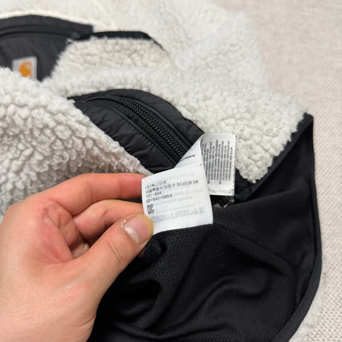 칼하트 WIP 프렌티스 라이너 플리스 자켓 상품이미지4