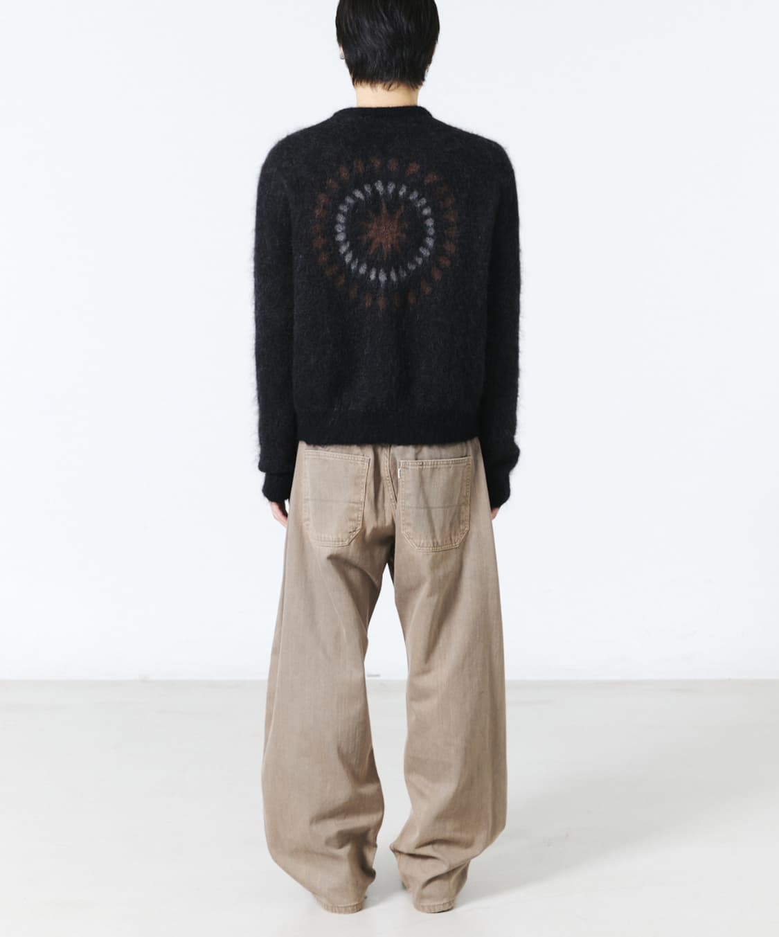 해칭룸 모헤어 가디건 블랙 상품이미지3