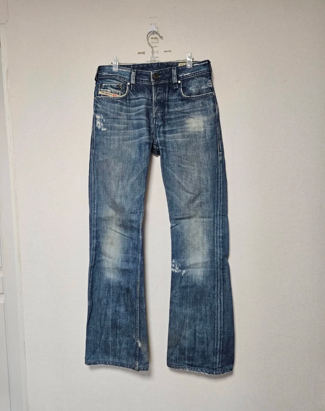 Diesel 디젤 워싱 데님 팬츠 부츠컷 청바지 상품이미지1