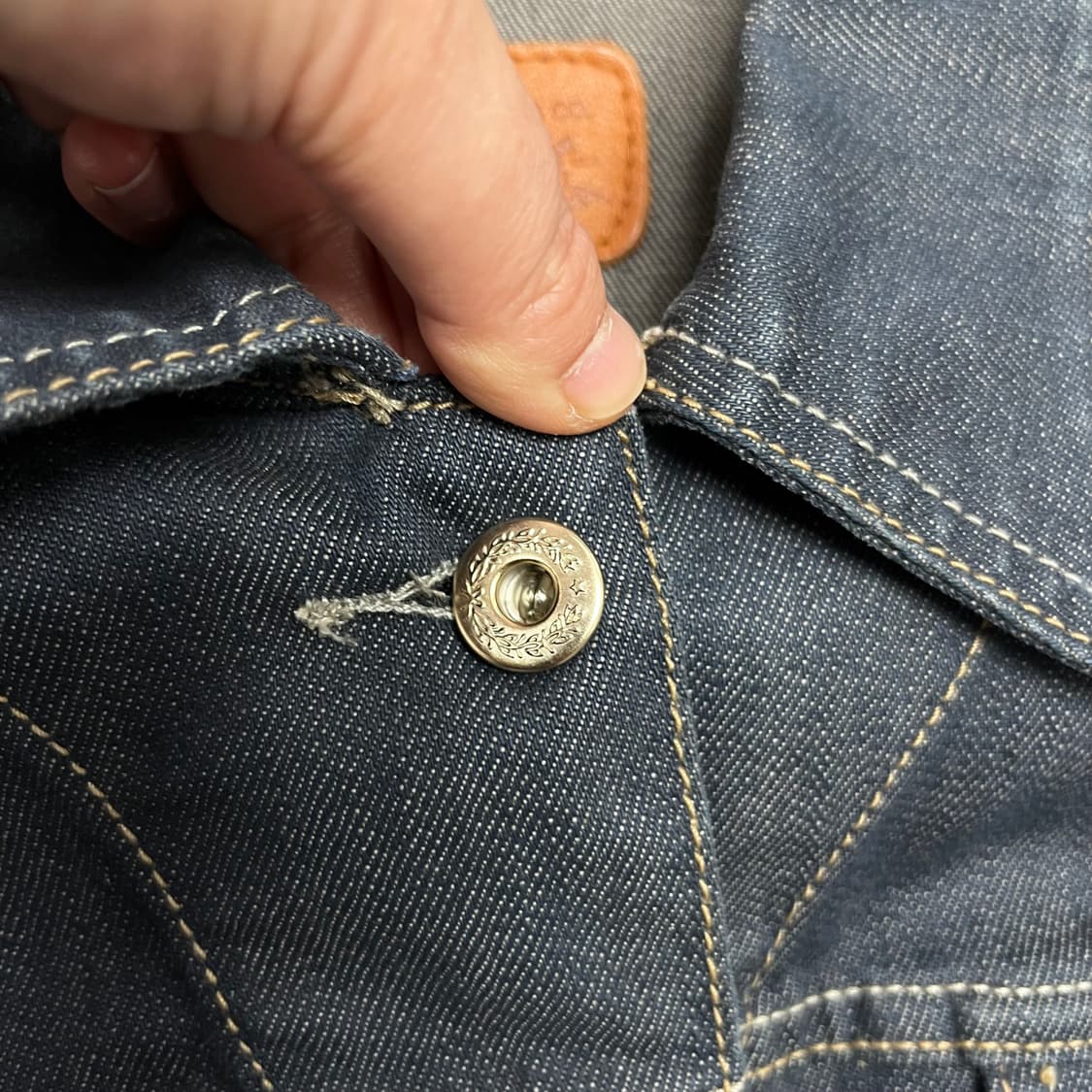 W 95 리바이스 인디고 데님 트러커 자켓 상품이미지3