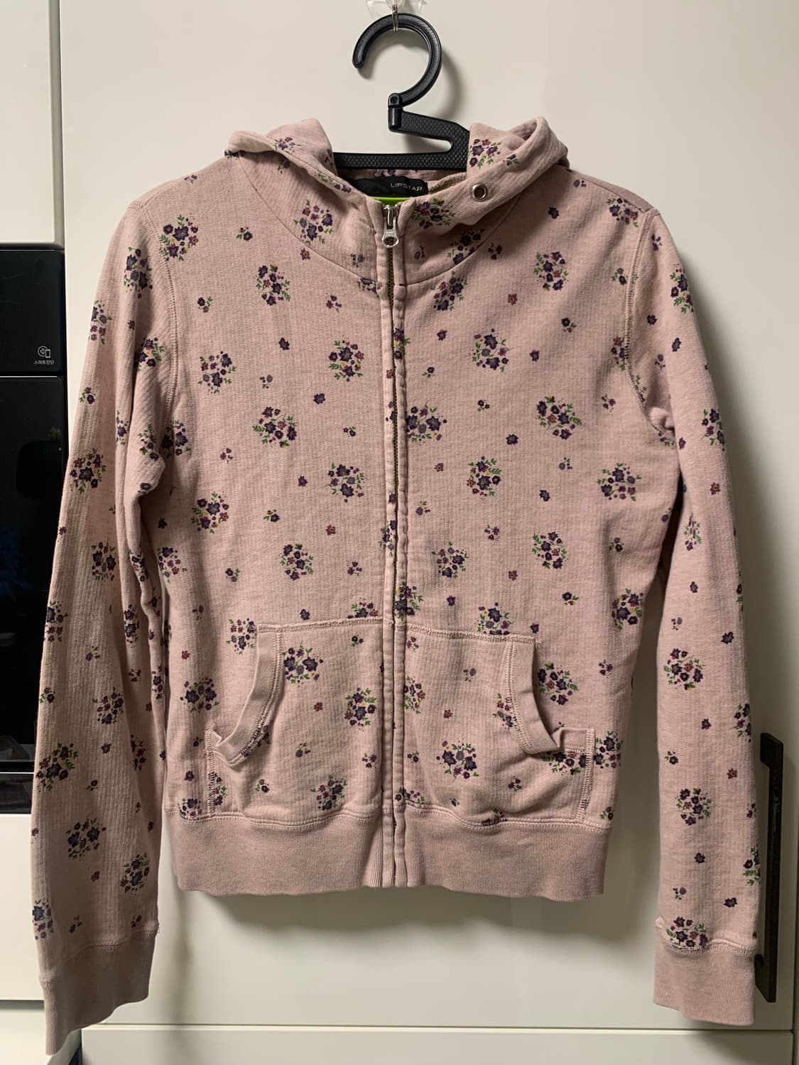 빈티지 플라워 후드집업 상품이미지1