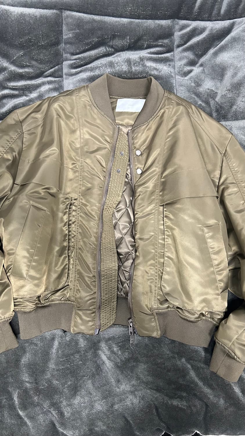 미나브 브라운 항공점퍼 상품이미지1