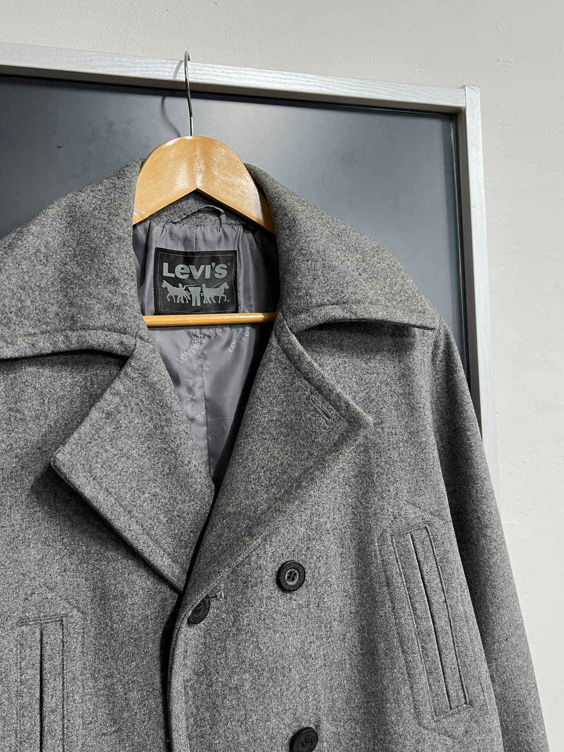 Levis 리바이스 모직 더블 피코트 상품이미지2