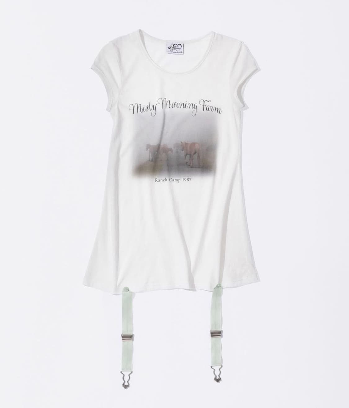 스컬프터 Ranch Lingerie Tee White  상품이미지1