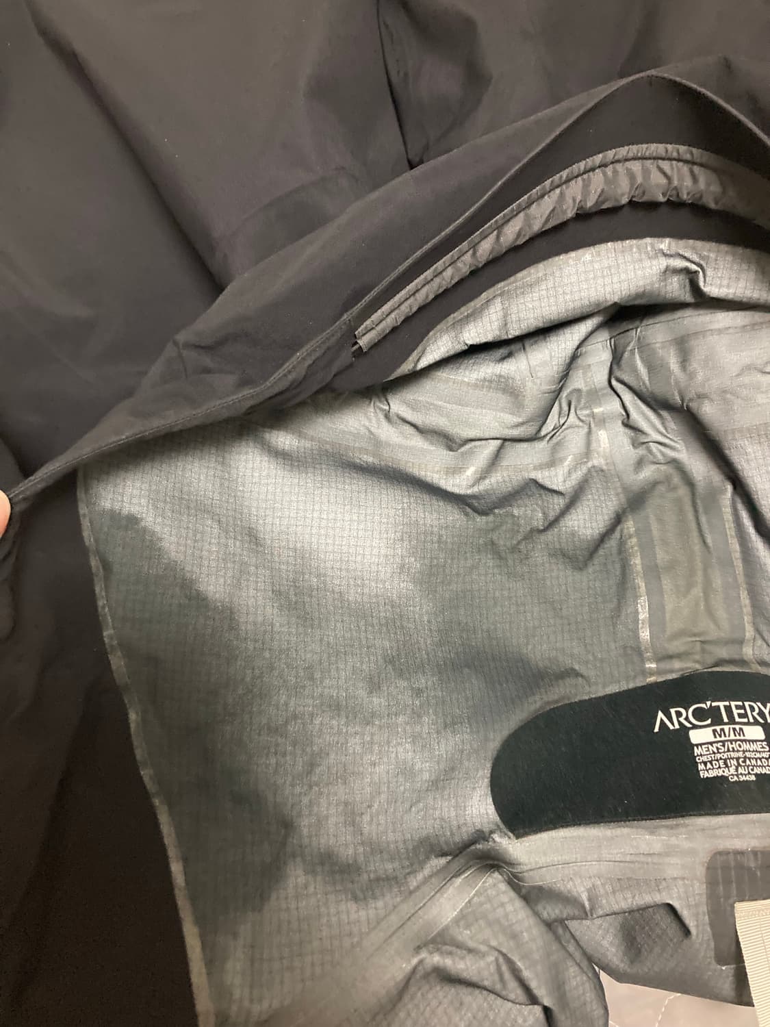 아크테릭스 알파 SV 구형 넬슨정품 M사이즈 블랙 상품이미지10