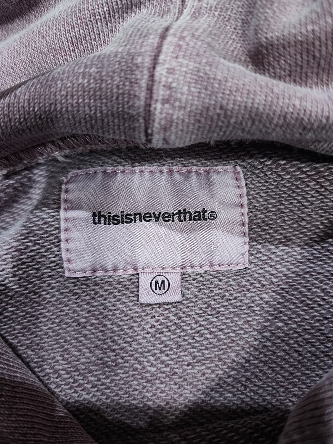 디스이즈네버댓 워시드 피그먼트 후드티 M 상품이미지5