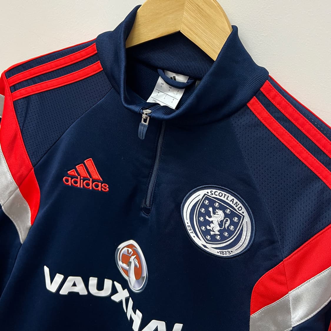 아디다스 14-15 스코틀랜드 반집업 트레이닝 탑 M 상품이미지2