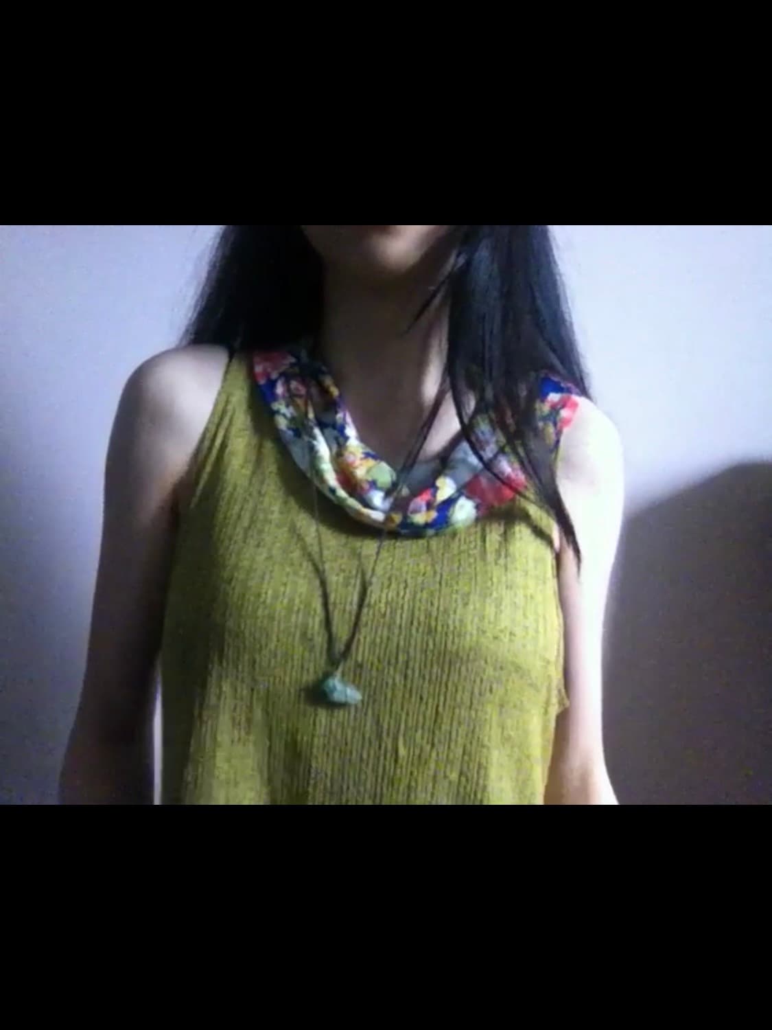 Flower Neck Long Top 플라워넥 롱 탑 상품이미지6